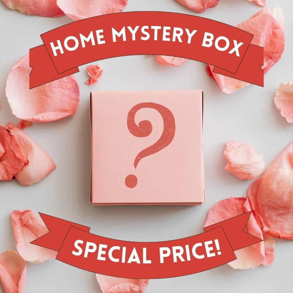 Home Accents MYSTERY BOX!  Romantic & Elegant Theme. Crystal, Glass, 4 pieces!